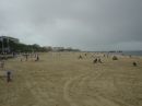 Bild: Strand in Arcachon (leider bei bedecktem Wetter)