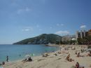 Bild: Stadtstrand von Santa Eularia - Blick nach Westen